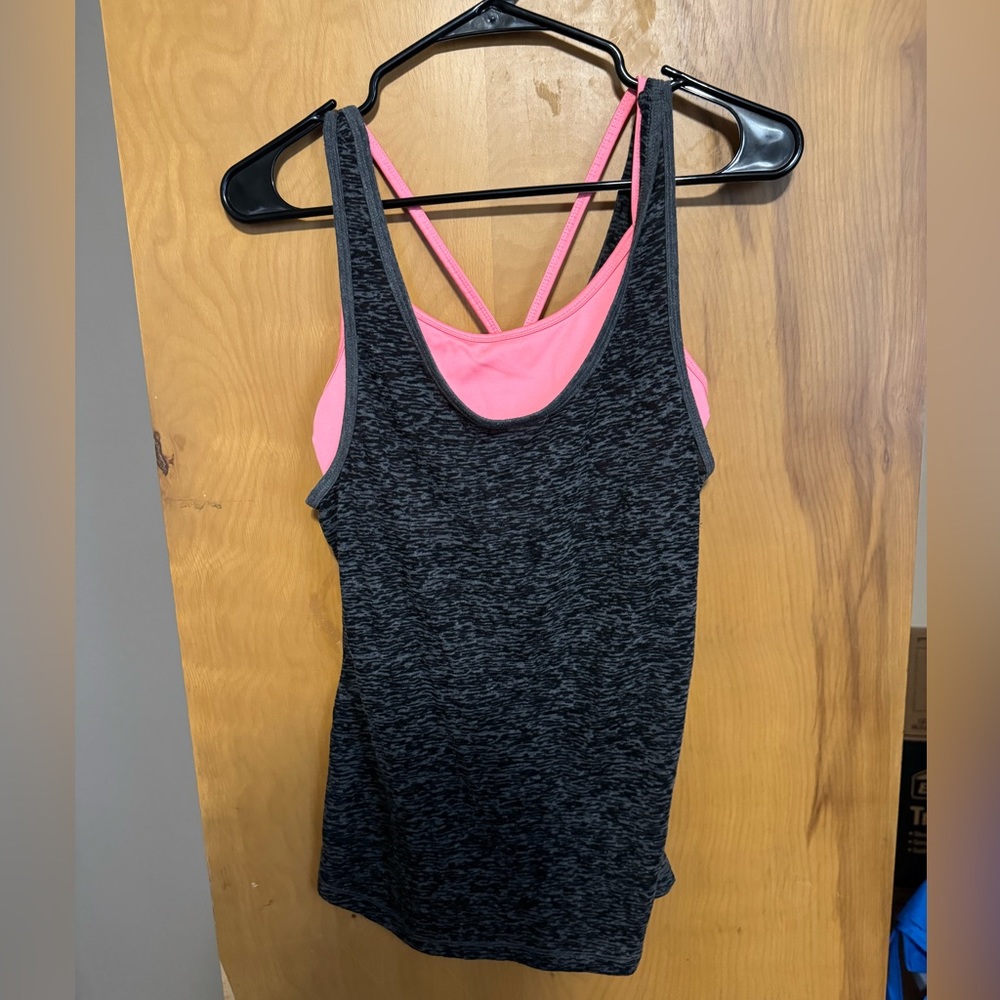 Small Old Navy Black Tank Top with Bra built in